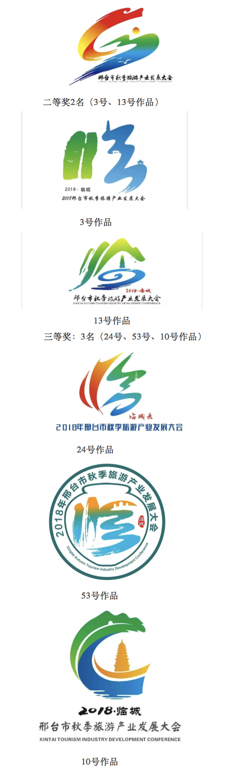 2018年邢台市第二届旅游产业发展大会形象标识(logo)